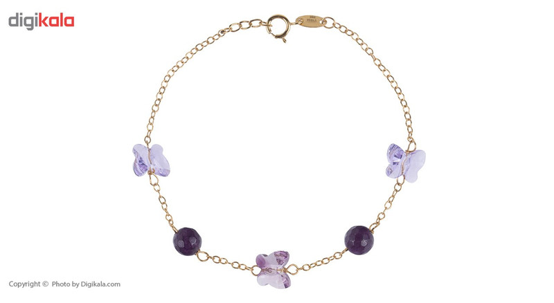 دستبند طلا 18 عیار ماهک مدل MB0794