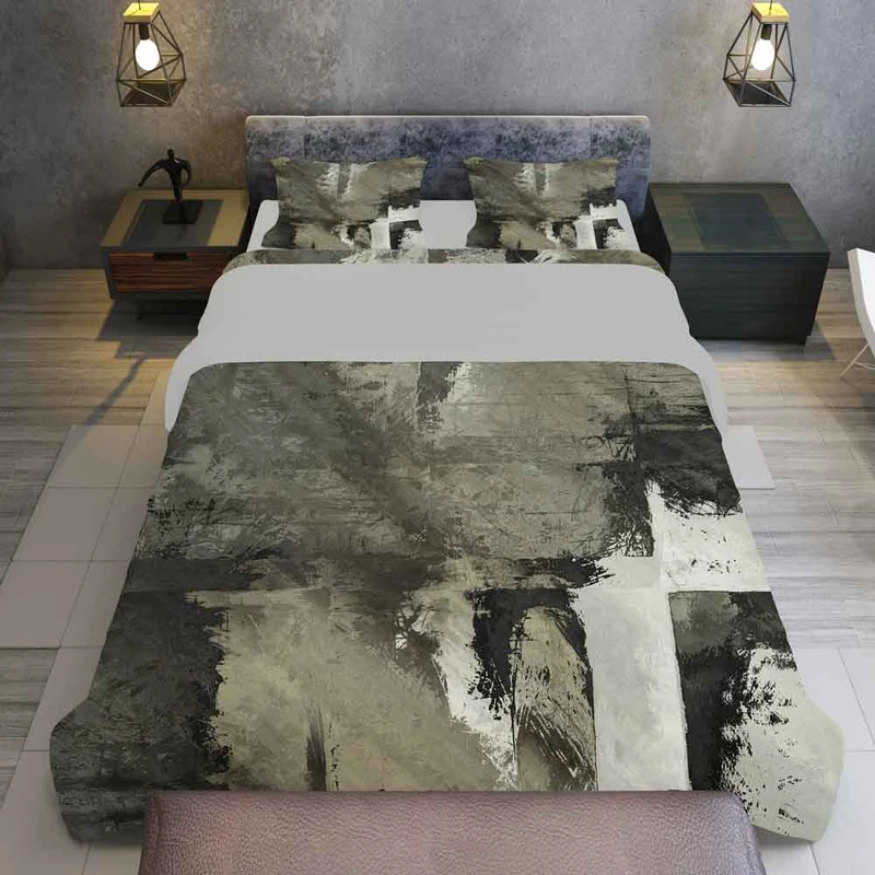 سرویس روتختی مدل ابر و بادی TXY786 تک نفره 5 تکه