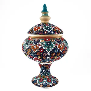 قندان میناکاری سفالی کد s06