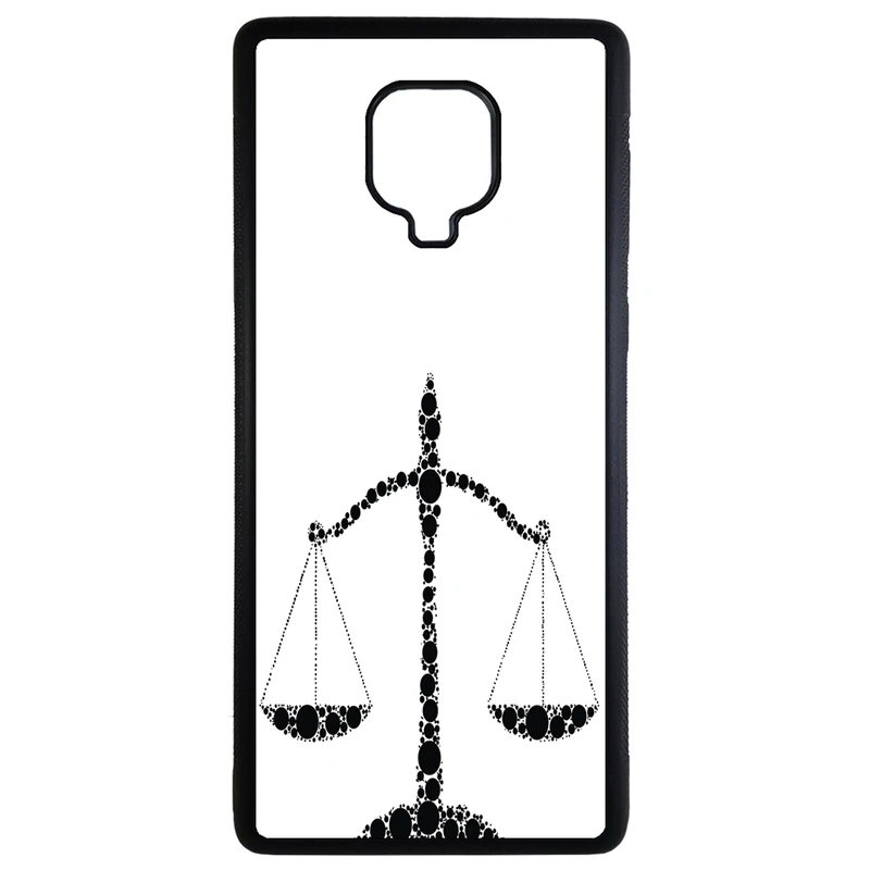 کاور طرح ترازوی عدالت کد 1146 مناسب برای گوشی موبایل شیائومی redmi note 9 pro/9s
