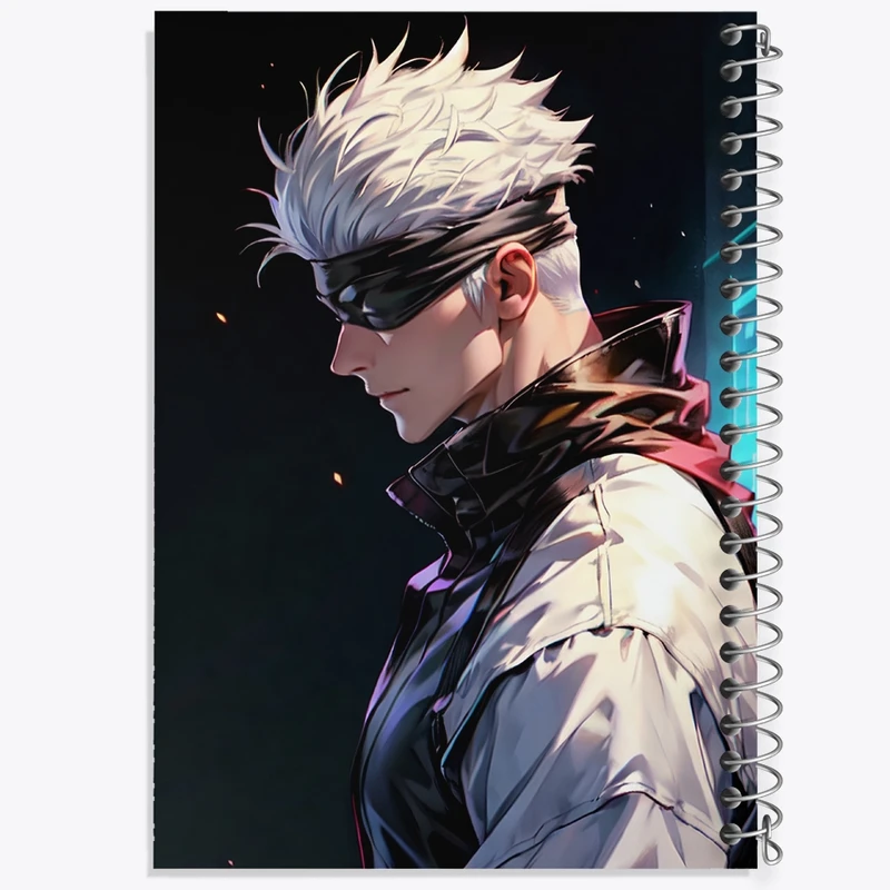 دفتر نقاشی 50 برگ خندالو طرح انیمه جوجوتسو کایزن کد F2481