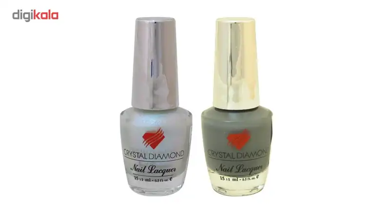 لاک ناخن کریستال دایموند مدل 534-710 مجموعه دو عددی