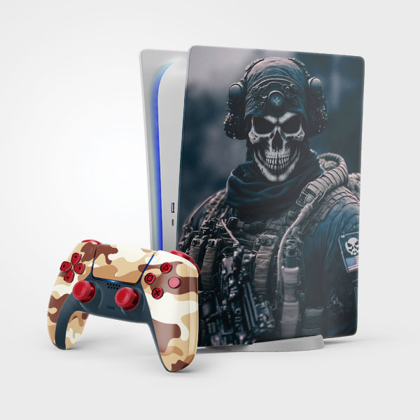 برچسب کنسول بازی پلی استیشن 5 دیجیتال توییجین وموییجین مدل call of duty 07 مجموعه 6 عددی