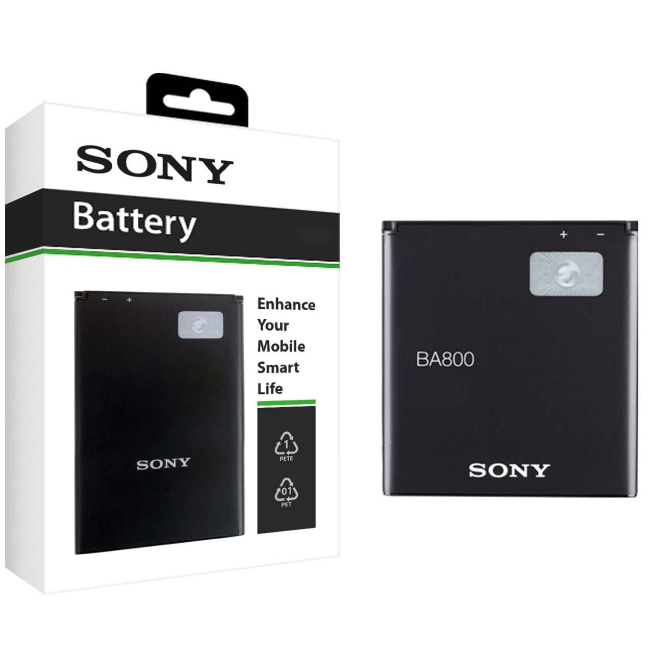 باتری موبایل مدل BA800 با ظرفیت 1700mAh مناسب برای گوشی موبایل سونی Xperia V