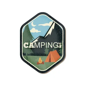 برچسب بدنه خودرو رایسان طرح camping کد st066