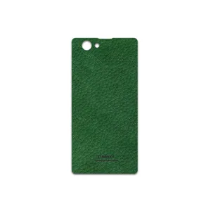 MAHOOT Green-Leather Cover Sticker for Sony Xperia Z1 Compact