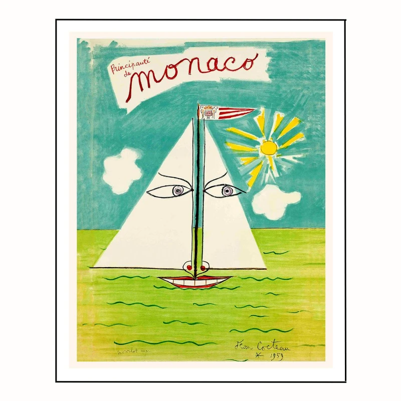 پوستر مدل طراحی موناکو فرانسه