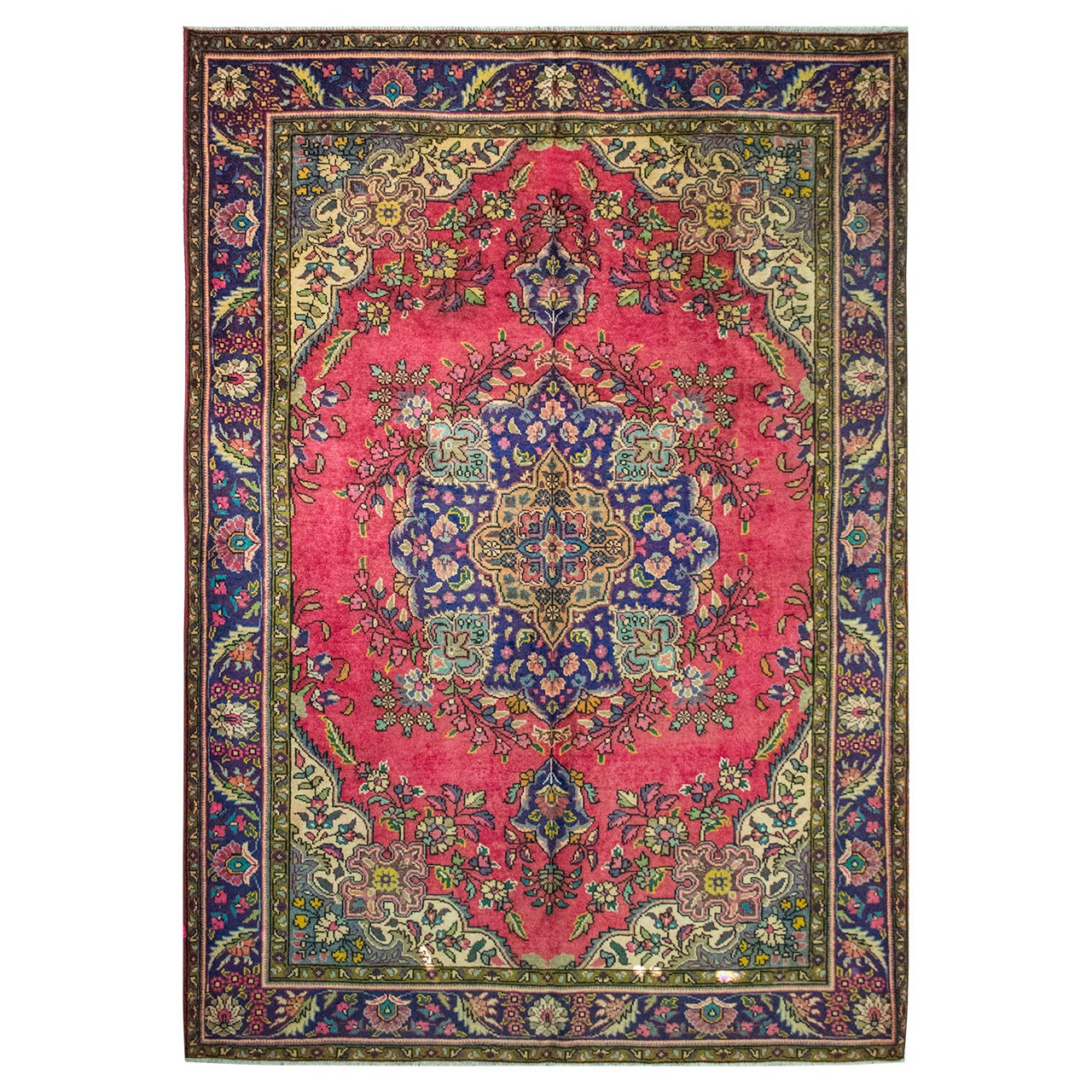فرش دستبافت  قدیمی 6 متری کد TC003