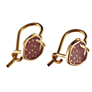گوشواره طلا 18 عیار گالری آمانژ مدل D193