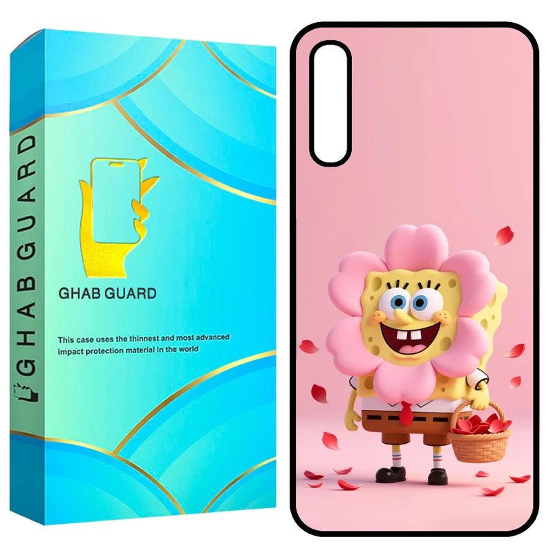 کاور قاب گارد طرح باب اسفنجی مدل GCHPA50 مناسب برای گوشی موبایل سامسونگ Galaxy A50 / A50s / A30s  
