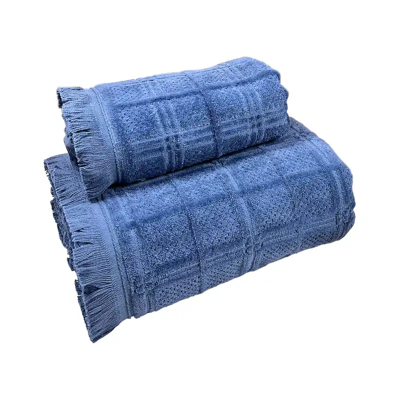 ست حوله استخری و دستی ترک آز مدل مارتا مجموعه 2 عددی