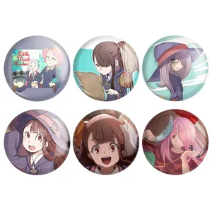 مگنت خندالو طرح انیمه جادوگران کوچک Little Witch Academia کد 1410B مجموعه 6 عددی