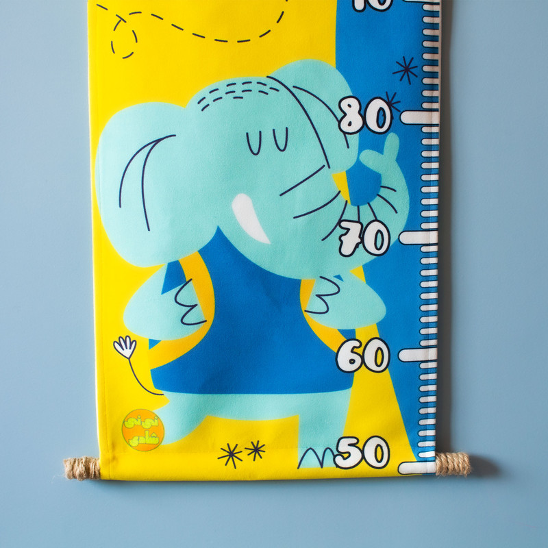 متر اندازه گیری کودک طرح Elephant