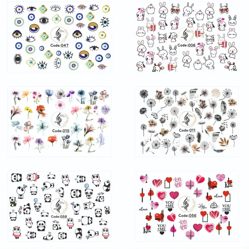 لنز ناخن رویاسنتر مدل M7 مجموعه 6 عددی