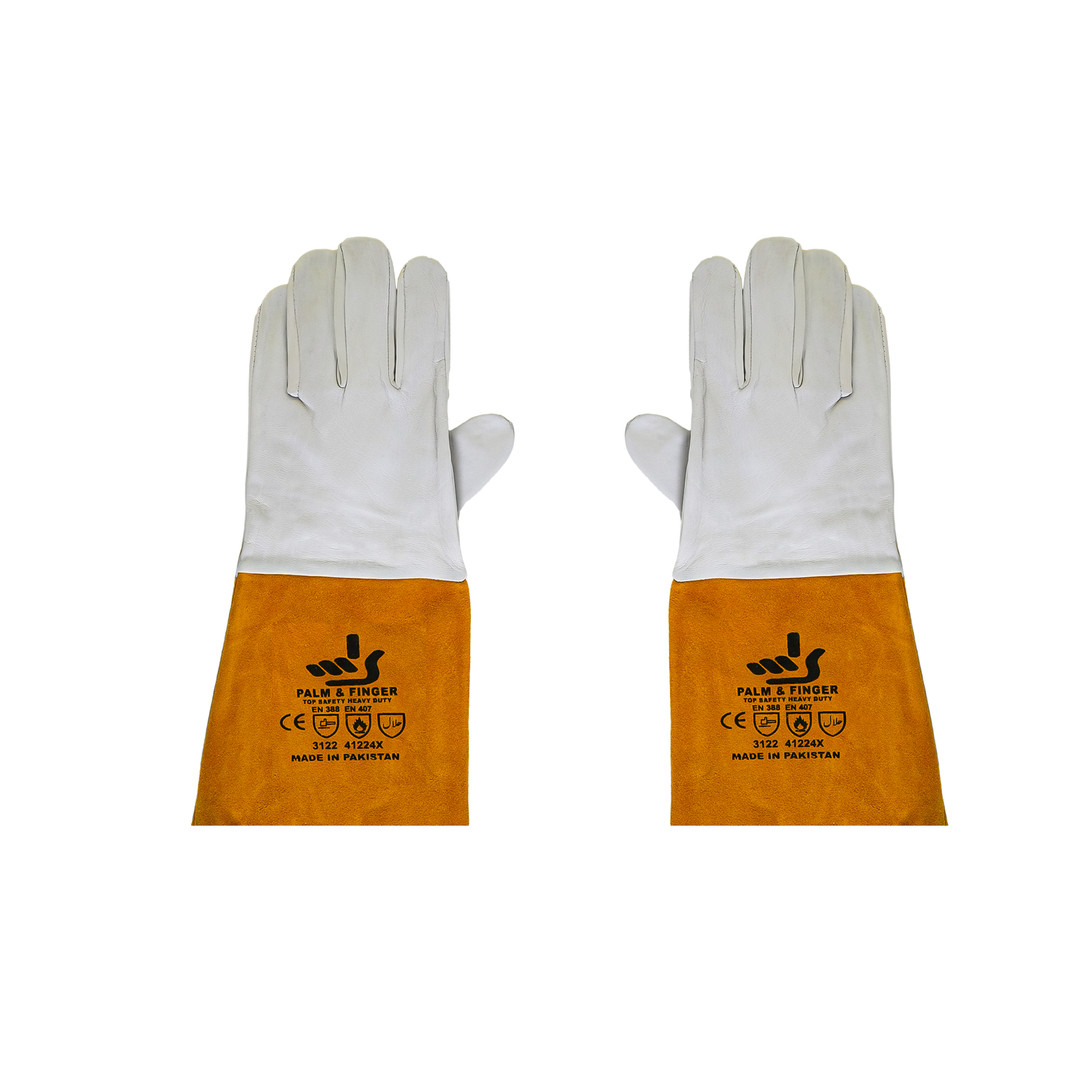 دستکش ایمنی مدل PALM &amp;FINGER مجموعه چهار عددی