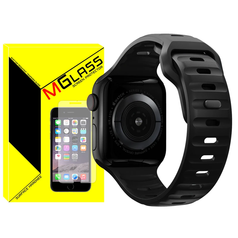 بند ام‌گلس مدل Spig Sport MG مناسب برای اپل واچ Series 1 Aluminum 42 / Series 2 42mm / Series 3 42mm