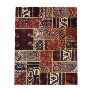 کلاژ فرش دستبافت سه متری مدل چهل تکه کد N.K.P.CO.C6