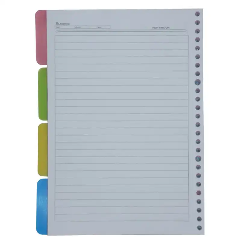 کاغذ کلاسور کد K001 بسته 100 عددی