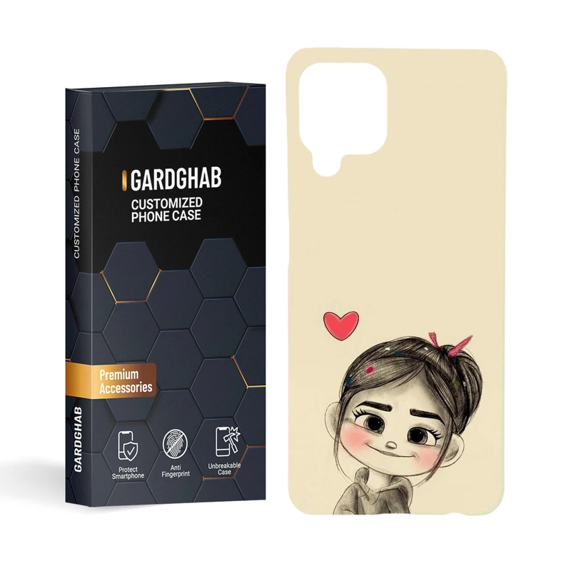 کاور گارد قاب مدل دخترانه مناسب برای گوشی موبایل سامسونگ galaxy a22 4g