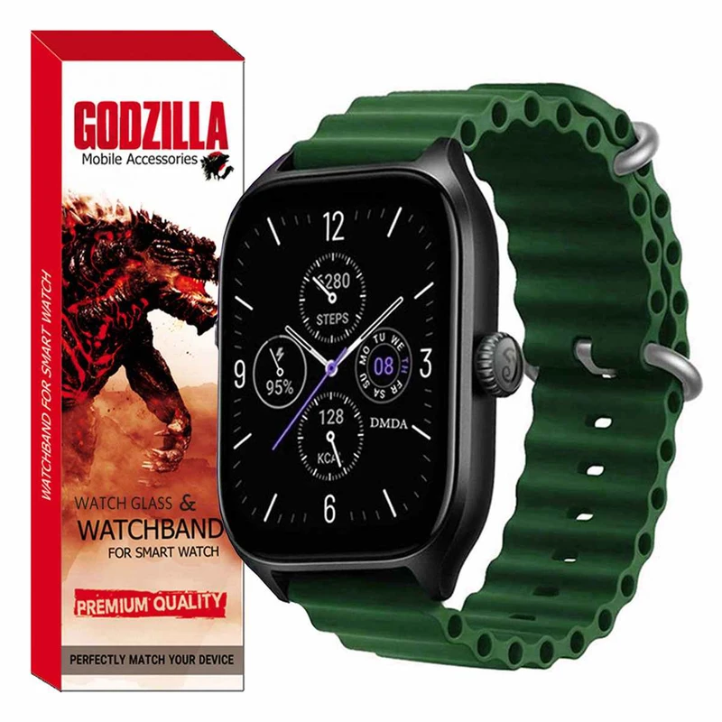 بند گودزیلا مدل OCEAN مناسب برای ساعت هوشمند جوی روم JR-FT5