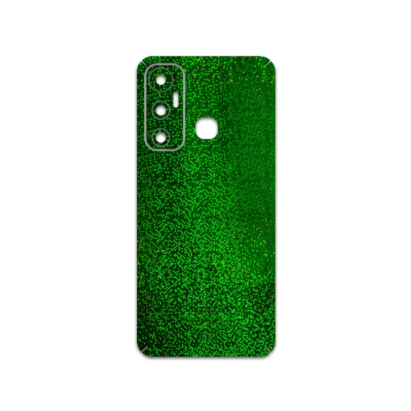 برچسب پوششی ماهوت مدل Green-Holographic مناسب برای گوشی موبایل اینفینیکس Hot 11