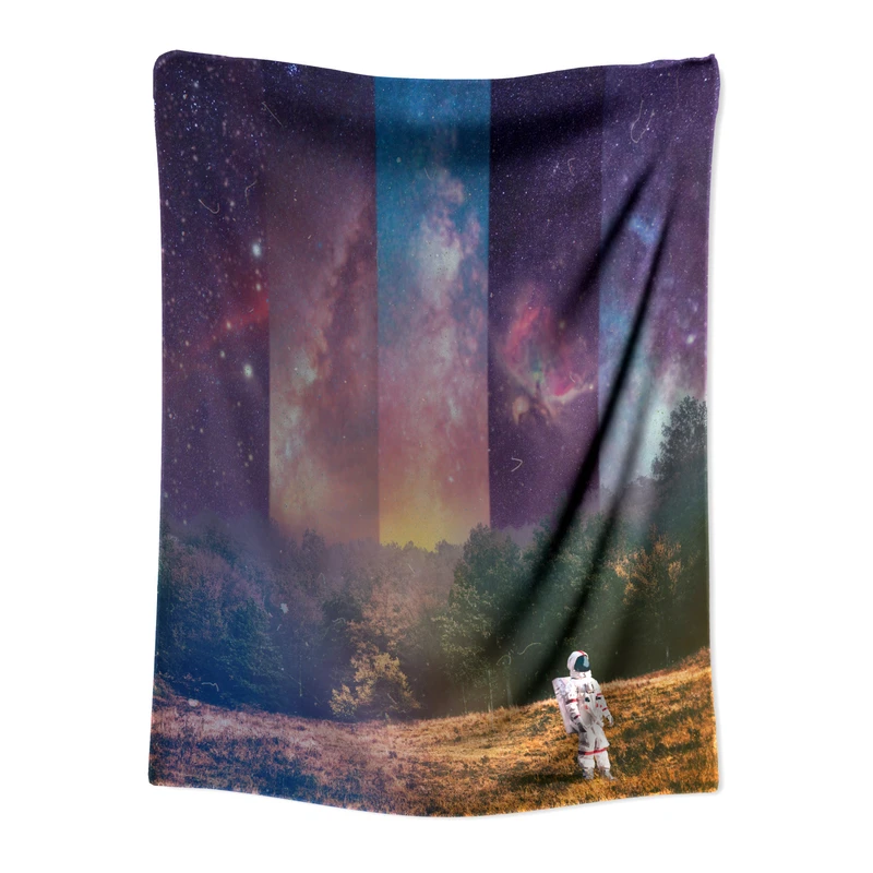  پوستر پارچه ای مدل بکدراپ بلک لایت کد 812