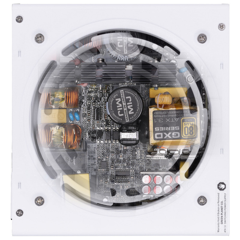 منبع تغذیه کامپیوتر 1200W وات گرین مدل GP1200B-GXD White (ATX 3.1)