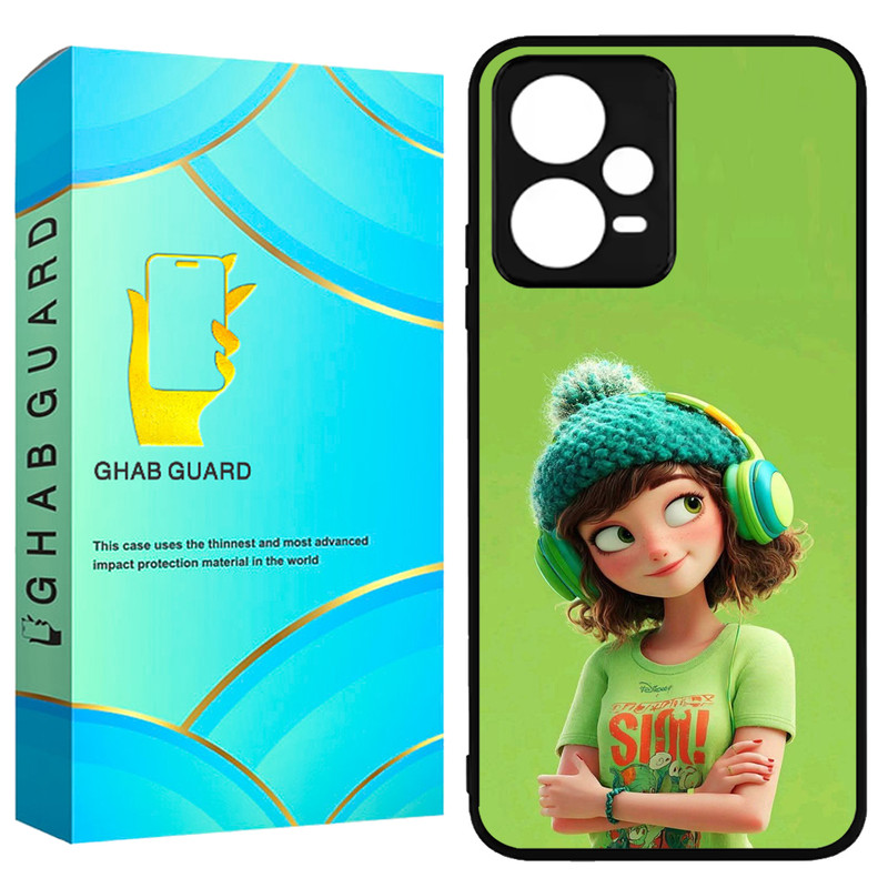 کاور قاب گارد طرح دختر مدل GCHPX5P مناسب برای گوشی موبایل شیائومی Poco X5 Pro 5G