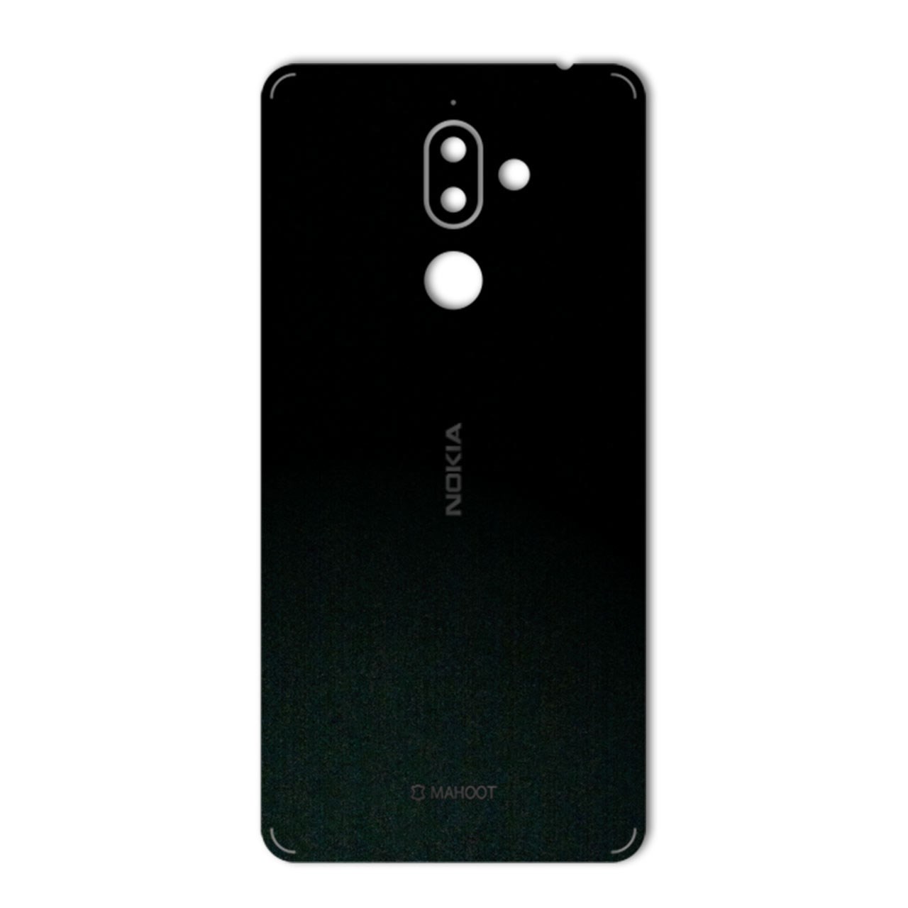 برچسب تزئینی ماهوت مدل Black-suede Special مناسب برای گوشی Nokia 7 Plus