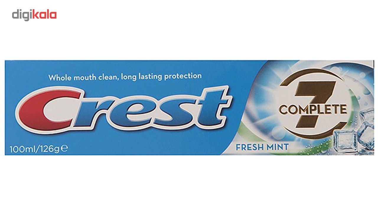 خمیر دندان کرست مدل C7 Fresh Mint حجم 100 میلی لیتر -  - 3