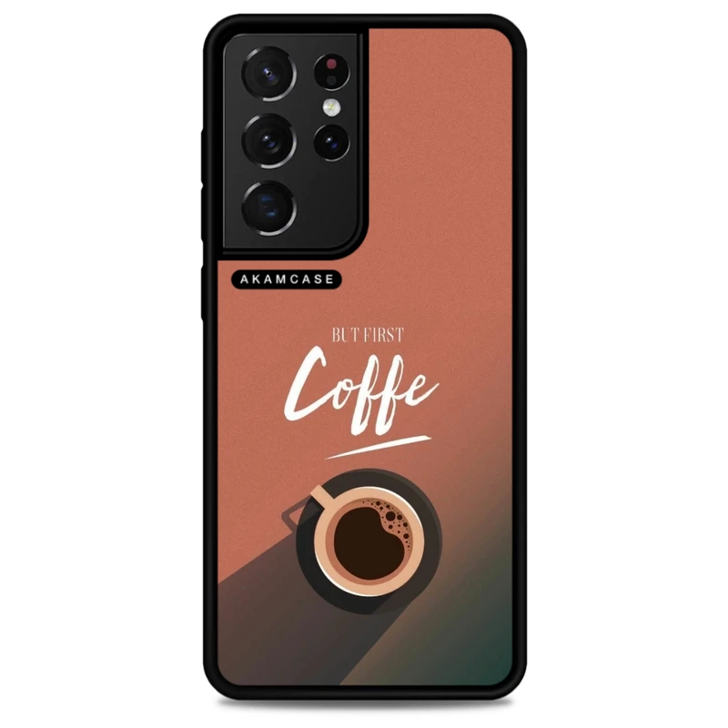 کاور آکام مدل AMC-WSGS21U-COFFEE-6 مناسب برای گوشی موبایل سامسونگ Galaxy S21 Ultra
