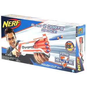 تفنگ اسباب بازی نرف مدل Blast 2 darts at once 2x4