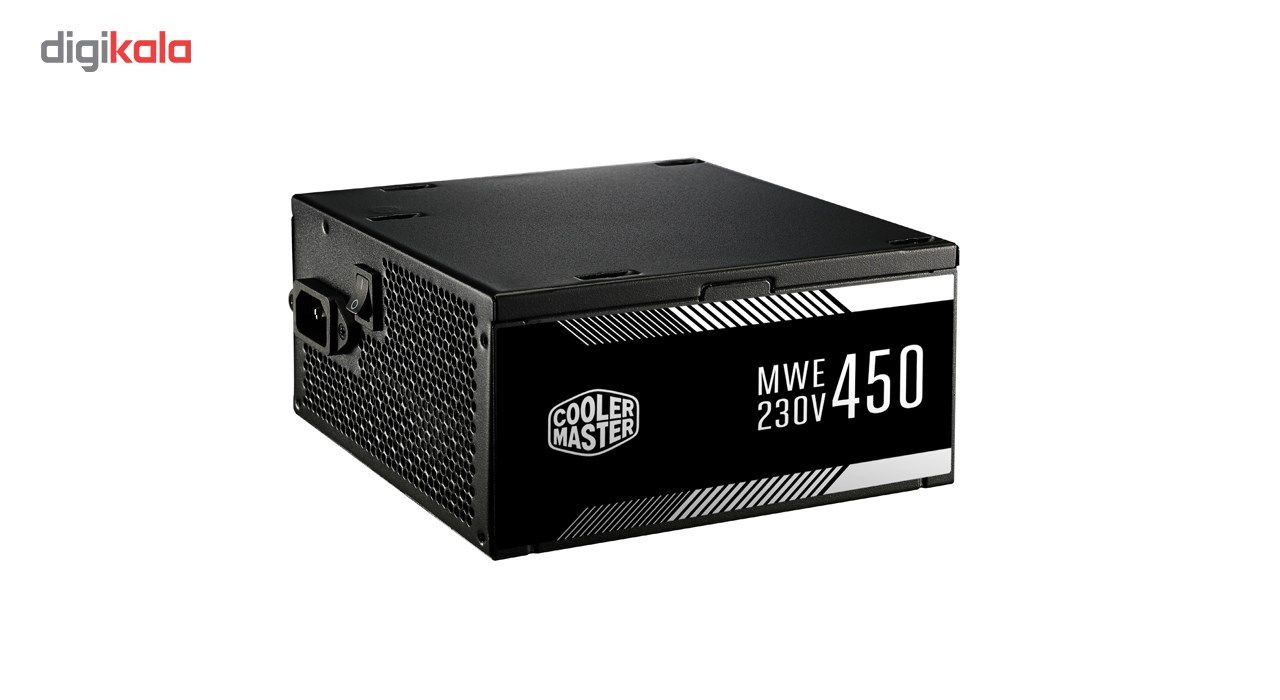 منبع تغذیه کامپیوتر کولر مستر مدل MWE white 450 main 1 5