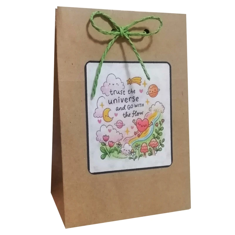 پاکت هدیه مدل جملات انگیزشی مجموعه پنج عددی