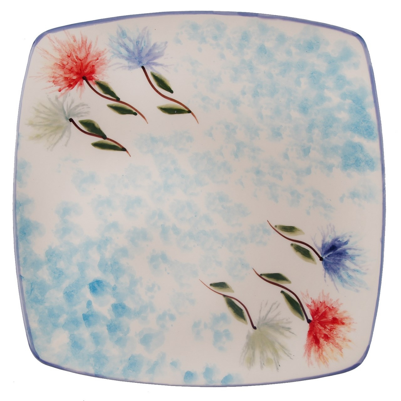 بشقاب پلوخوری سرامیکی طرح قاصدک گالری هنرسرای رضا کد 227016