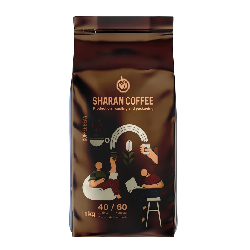 دانه قهوه ترکیبی شاران مدل کارینا - 1 کیلوگرم
