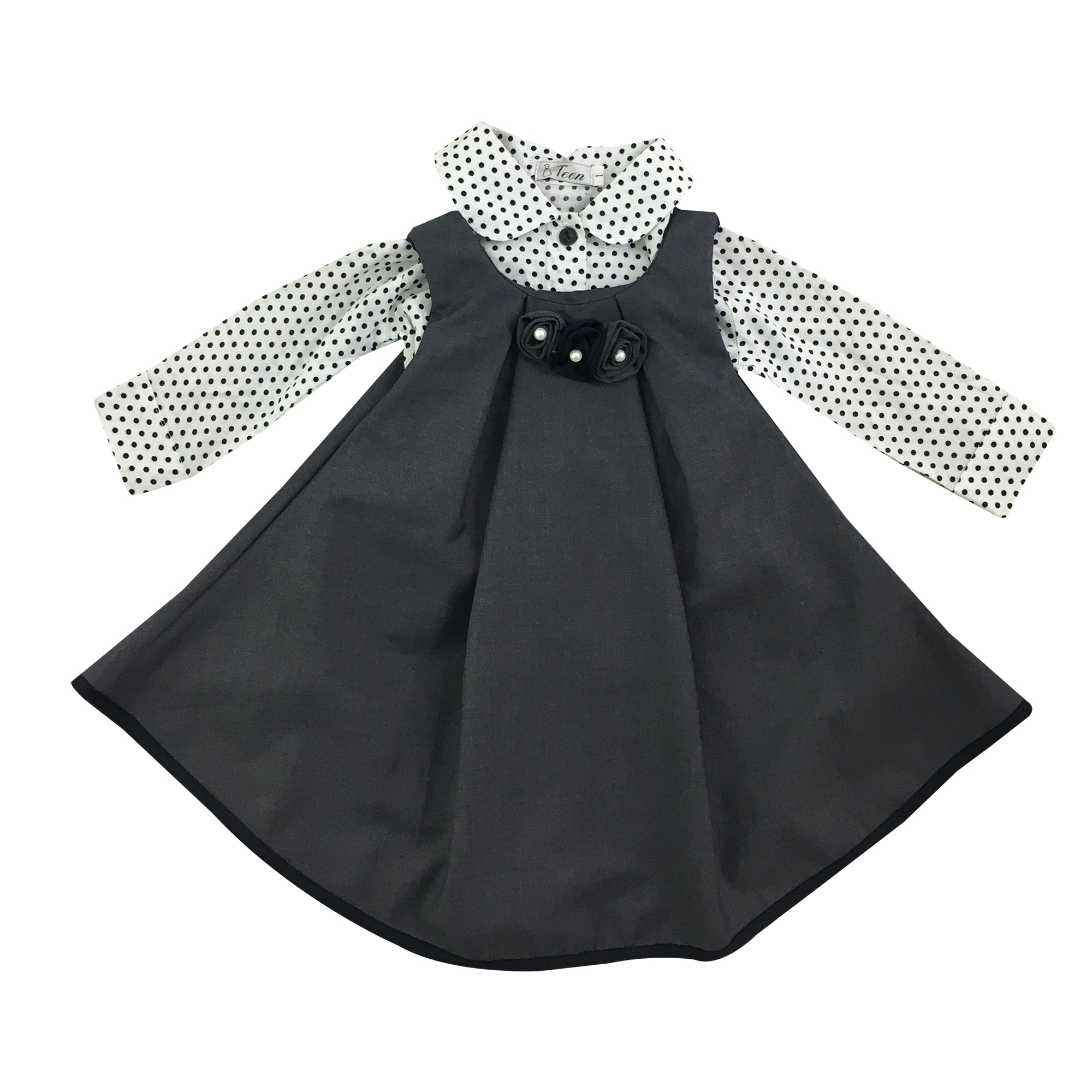 ست بلوز و سارافون دخترانه مدل 1414