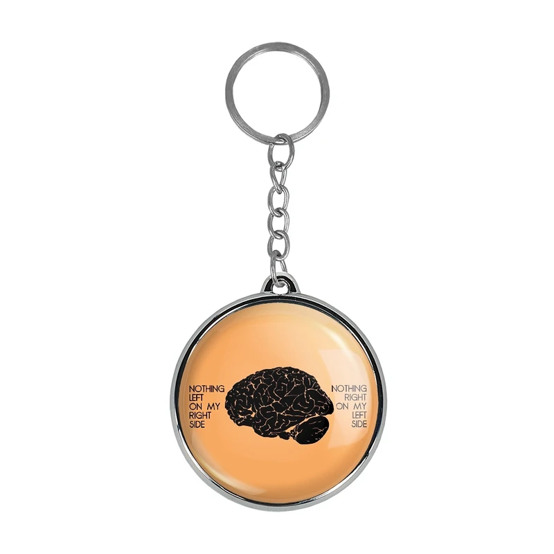 جاکلیدی خندالو طرح مغز Brain مدل دوطرفه کد 3105931060