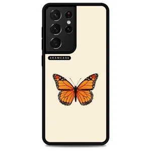 AKAM AMC-WSGS21U-BUTTERFLY-2 Cover For Samsung Galaxy S21 Ultra