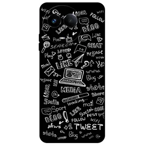 Megafone Social Media 1898 Cover For Realme 11 5G / 11X