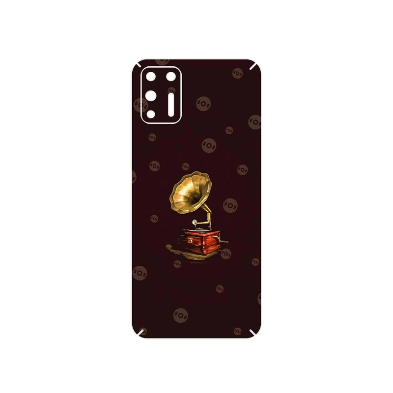 برچسب پوششی ماهوت مدل Gramophone Nostalgia مناسب برای گوشی موبایل موتورولا Moto G9 Plus
