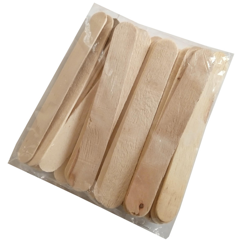 چوب بستنی مدل پهن بسته 100 عددي