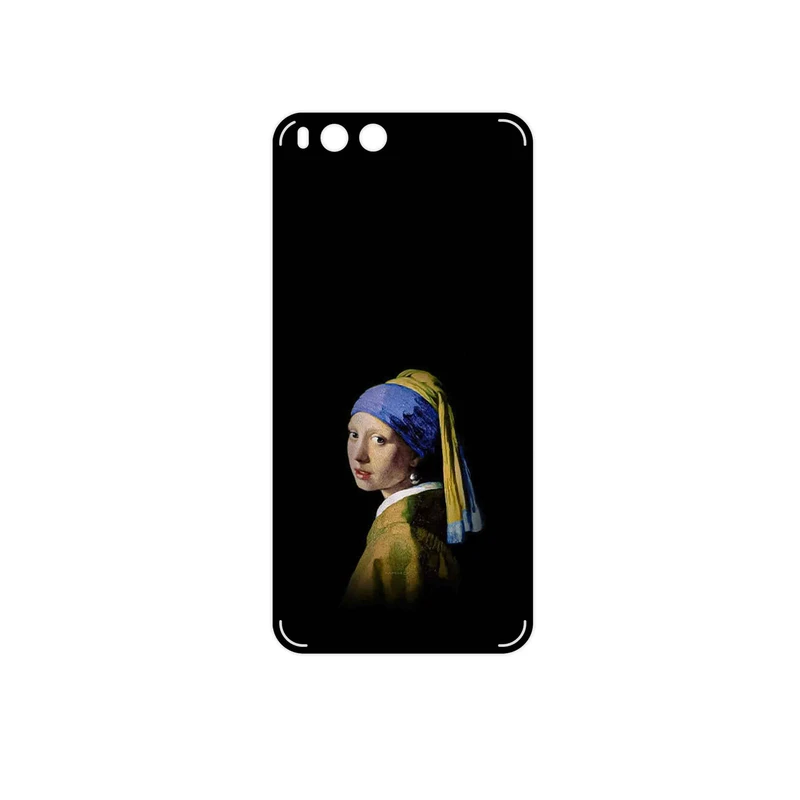 برچسب پوششی ماهوت مدل Girl with a Pearl Earring of Vermeer مناسب برای گوشی موبایل شیائومی Mi 6