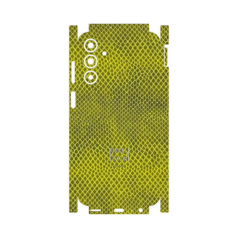 برچسب پوششی ماهوت مدل Yellow Snake Skin-FullSkin مناسب برای گوشی موبایل سامسونگ Galaxy A15