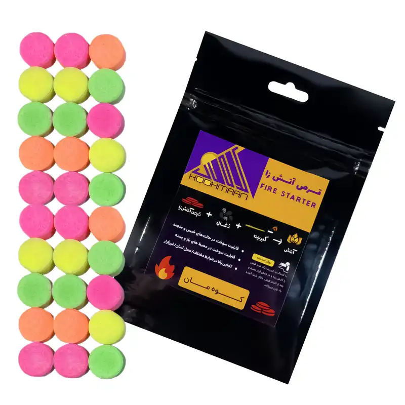 قرص آتش زا کوه مان مدل MB20 بسته 30 عددی