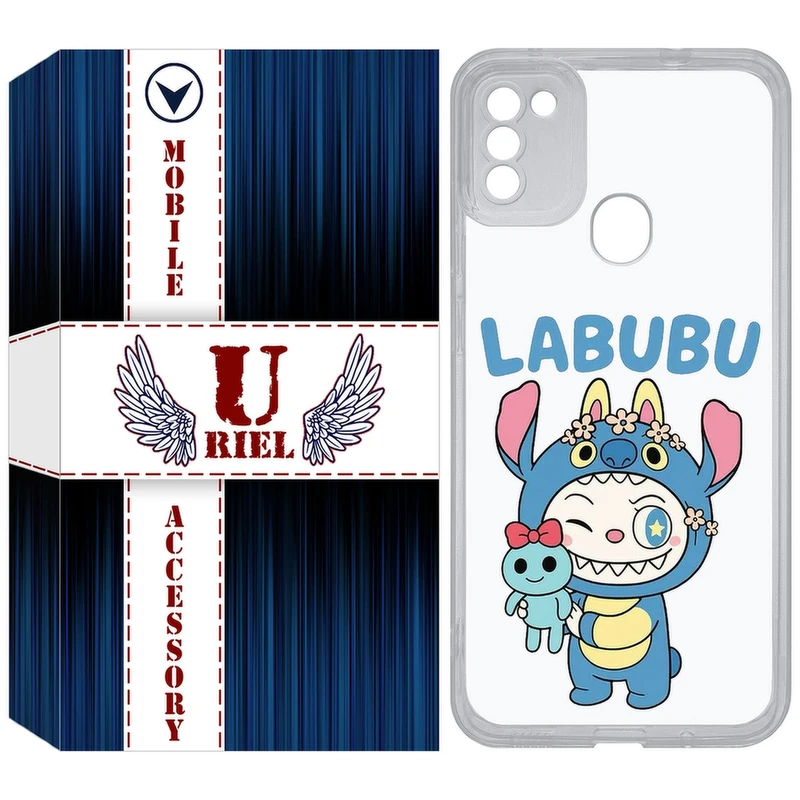 کاور یوریل مدل Clear کد 112 طرح لبوبو Labubu مناسب برای گوشی موبایل سامسونگ Galaxy A11 / M11