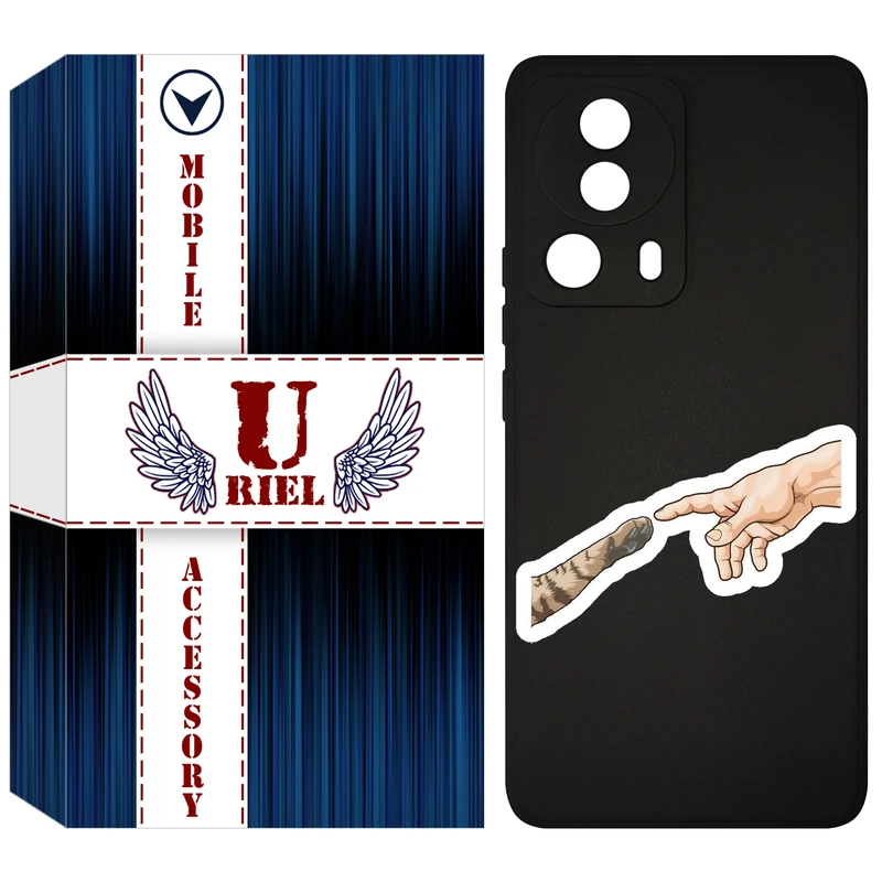 کاور یوریل مدل KSH کد 94 طرح دست گربه مناسب برای گوشی موبایل شیائومی 13 Lite