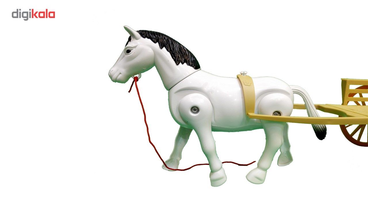 اسباب بازی مدل اسب و گاری کد 38
