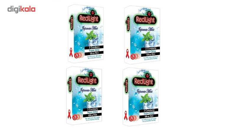 کاندوم ردلایت مدل Japanese Mint مجموعه چهار عددی کاندوم ردلایت مدل Japanese Mint مجموعه چهار عددی