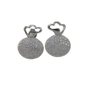 گوشواره نقره تاج گوهر کد TG227